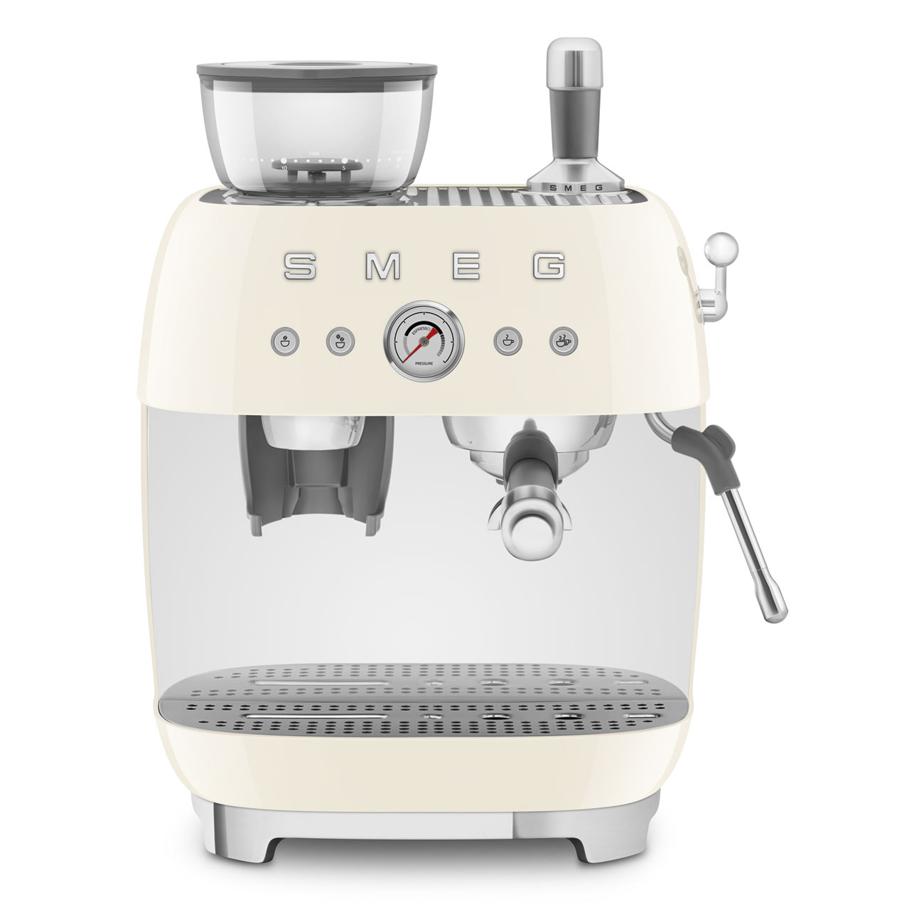 SMEG Espressomaskin Creme