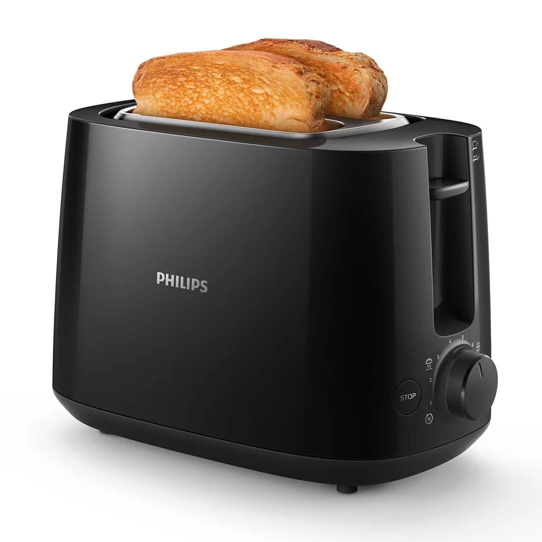 Philips Daily Brødrister Svart