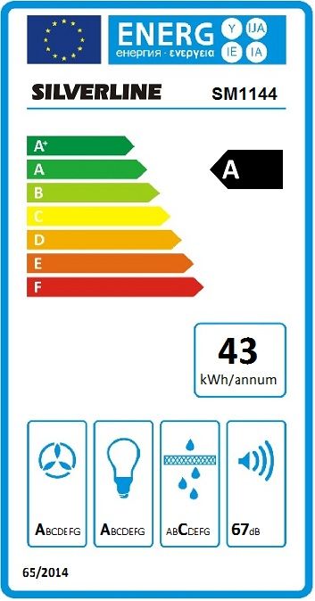 Silverline Vent. Uttrekk 60cm